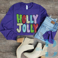 3Blues Designs | Holly Jolly Sequin SWEATSHIRT