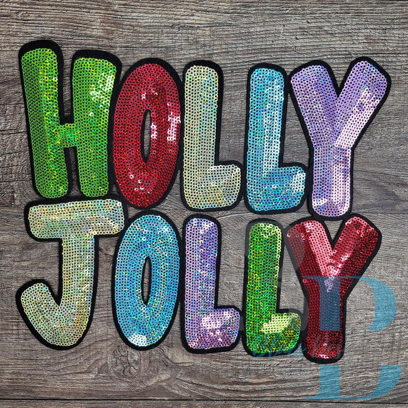 3Blues Designs | Holly Jolly Sequin SWEATSHIRT