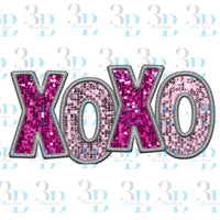 3Blues Designs | Sequin XOXO Faux Sequins Digital File