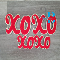 Hazel Blues® |  ADULT or YOUTH | XoXo Chenille  Iron-on Patch