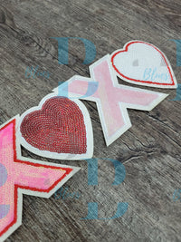 Hazel Blues® | XOXO Sequin Patch Iron-on Patch