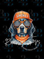 Hazel Blues® |  Tennessee Vols | Rocky Top | Smokey distressed Tennessee Volunteers sublimation design distressed graphic for tshirts  png