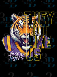 3Blues Designs |  Tigers They Not Like Us Digital File