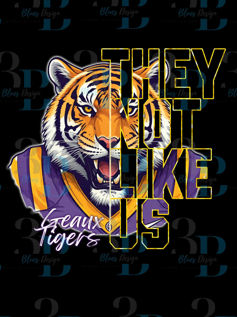 3Blues Designs |  Tigers They Not Like Us Digital File