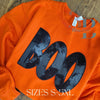 Hazel Blues® |  BOO Sequin Patch Sweatshirt OR Tee - up to 5XL