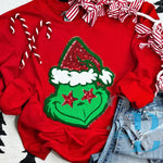 Hazel Blues® |  GRINCHY Face SWEATSHIRT