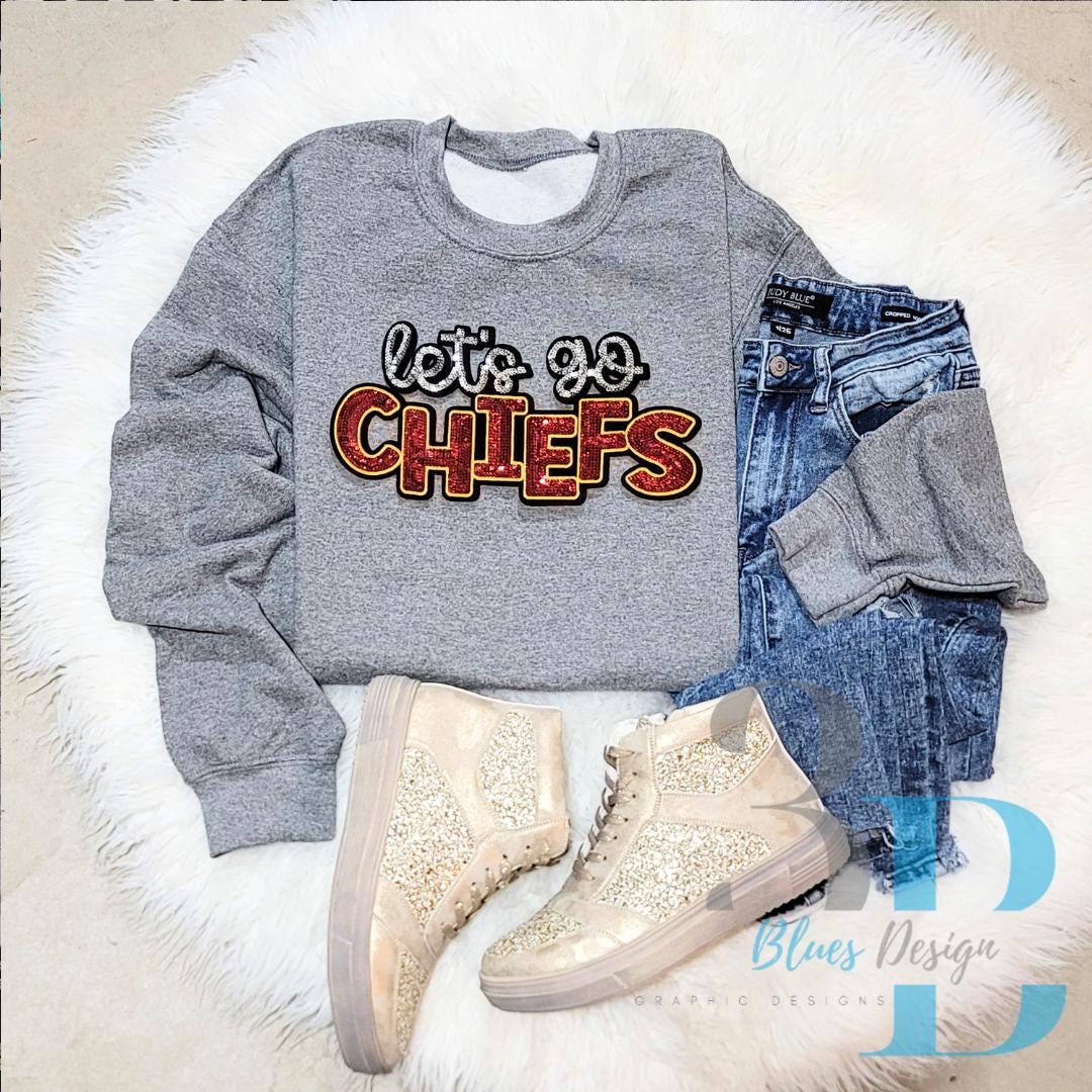 Hazel Blues® |  Let’s Go Chiefs SWEATSHIRT