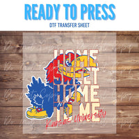 3Blues Designs |  DTF Ready to Press | Kansas University