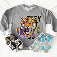 3Blues Designs | LSU | They Not Like Us |  DTF Transfer Sheet Iron On