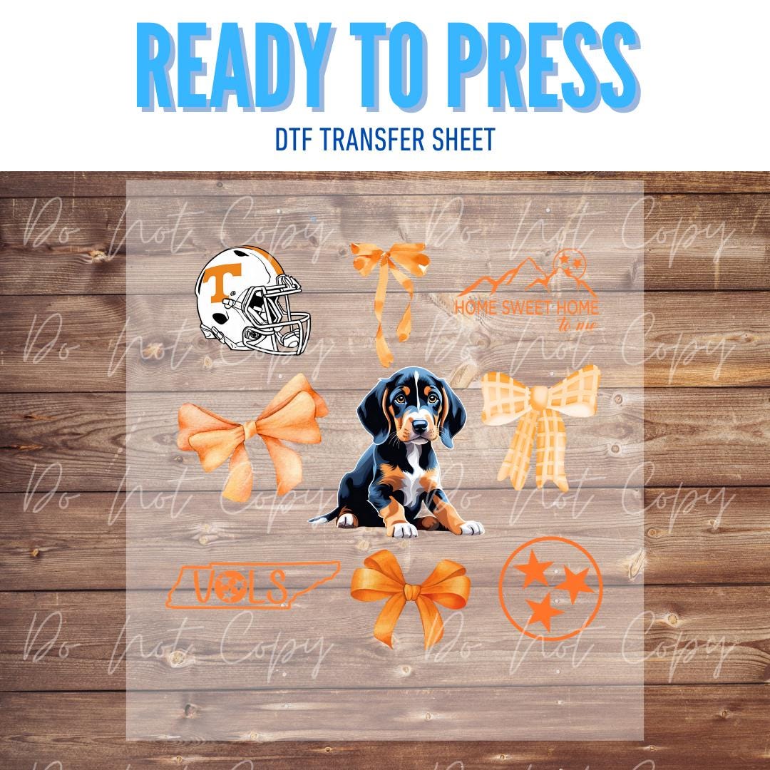 3Blues Designs |  DTF Ready to Press | Tennessee Vols