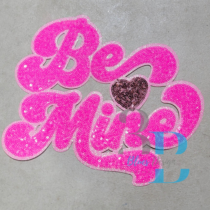 Hazel Blues® | Be Mine Sequin Iron-on Patch