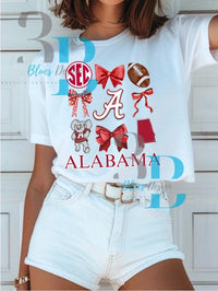 3Blues Designs |  3Blues Designs | Alabama University Collage |  DTF Transfer Sheet Iron On