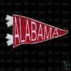 Alabama pennant flag Iron-on Patch