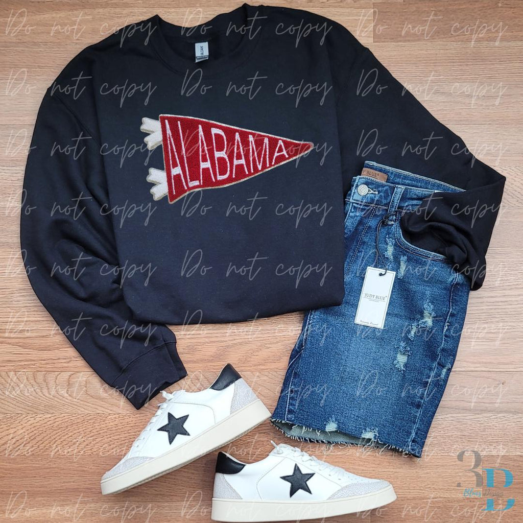 Alabama pennant flag Iron-on Patch