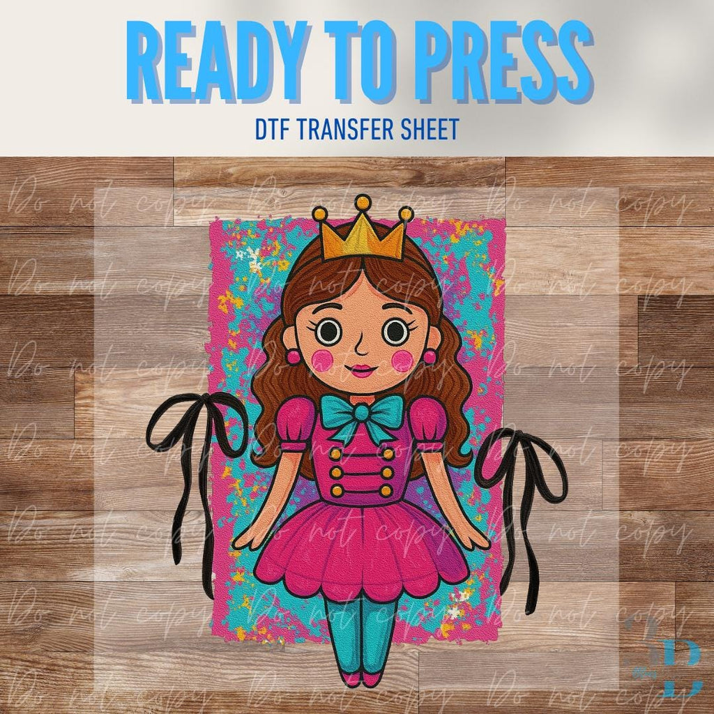 Girl Nutcracker | Christmas | DTF Transfer Sheet Iron On