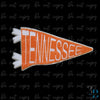 Tennessee Orange Pennant Flag Iron-on Patch