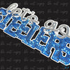 Let's Go Steelers Sequin Iron-on Patch