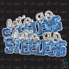 Let's Go Steelers Sequin Iron-on Patch