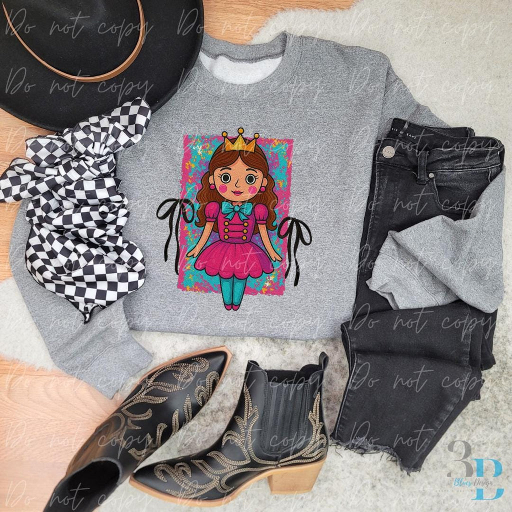 Girl Nutcracker | Christmas | DTF Transfer Sheet Iron On