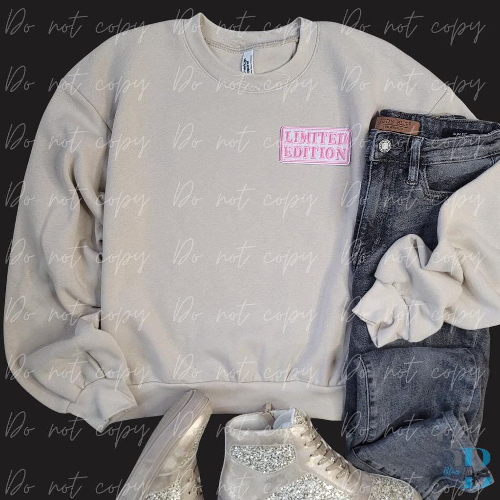 Pink Limited Edition Embroidered Iron-On Patch