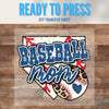 Baseball Mom Home Plate | Baseball | Game Day | DTF Transfer Sheet Iron On