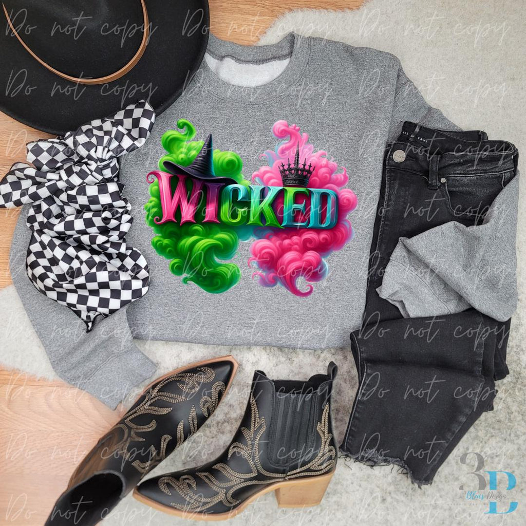 Wicked Musical | Good & Bad Witch | Digital Download | png
