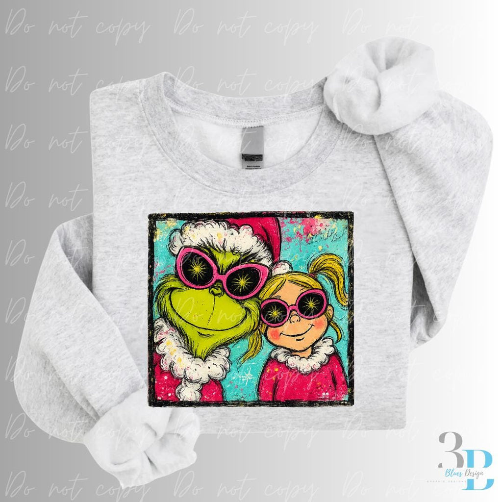 ADULT: Whovillle Grinchyyy | Christmas | Bright Christmas | DTF Transfer Sheet Iron On