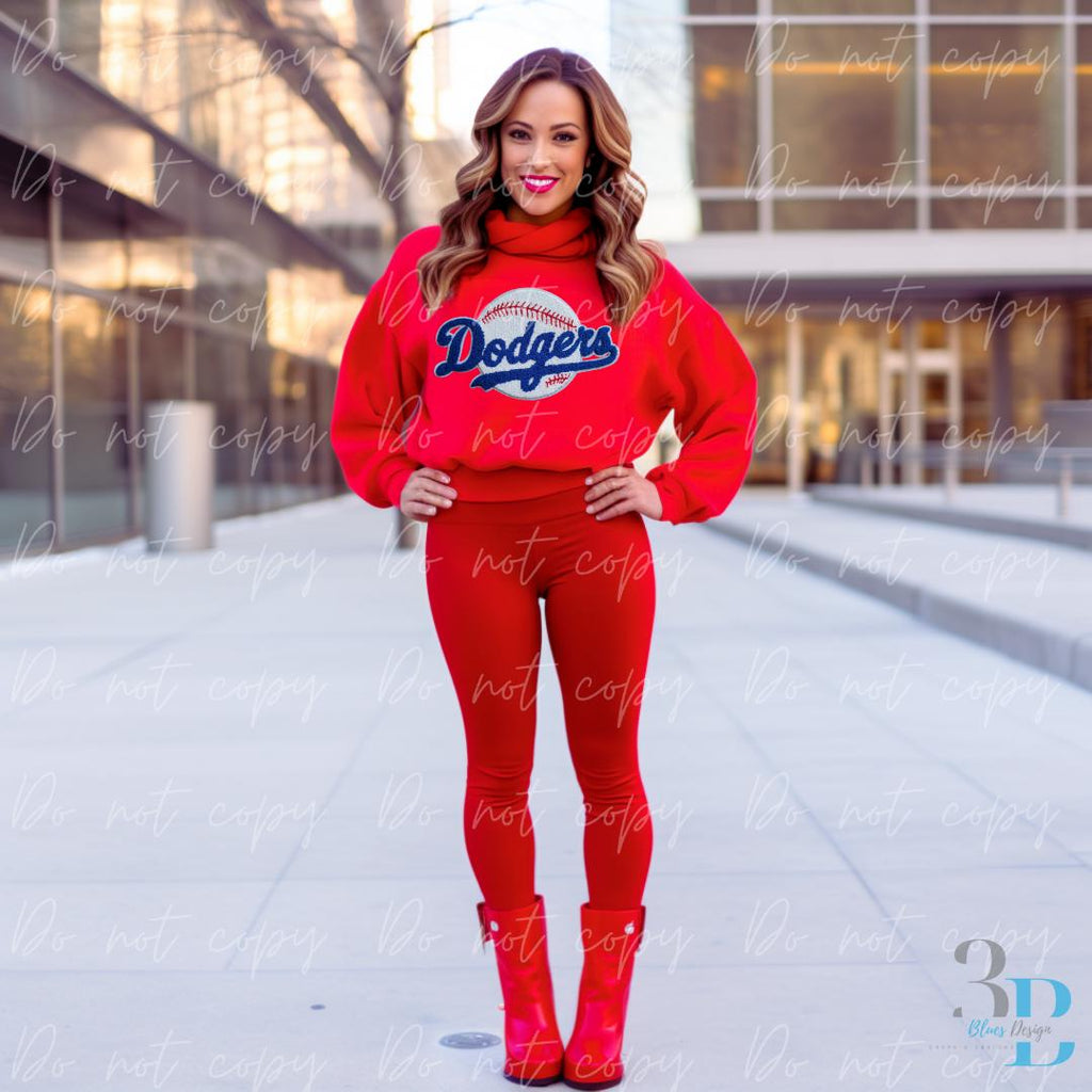 LA | Baseball | Iron-on Patch