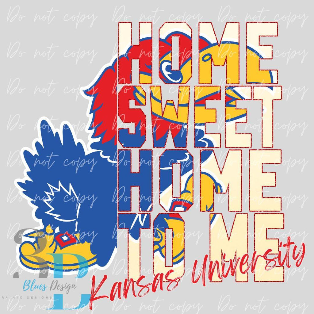 Kansas University | DTF Transfer Sheet Iron On