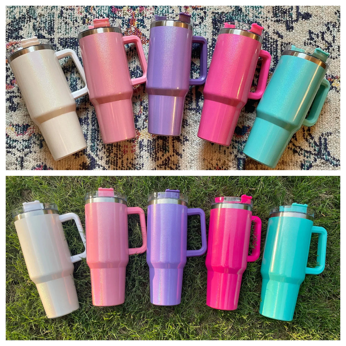 Hazel Blues® |  Insulated Shimmer Tumbler in Five Colors