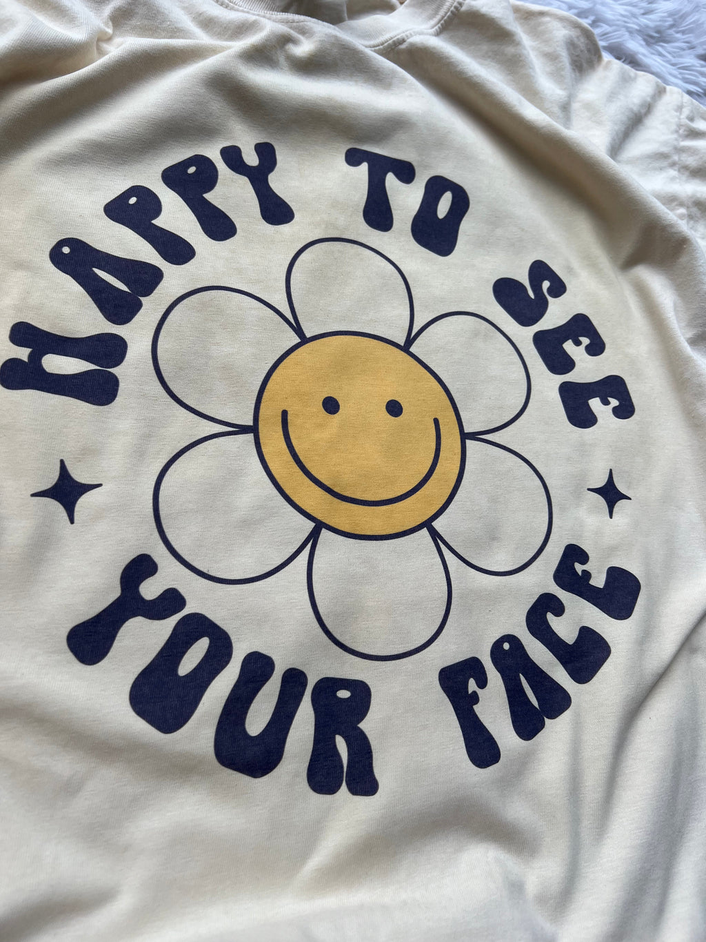 Hazel Blues® |  Happy To See Your Face Tee - PREORDER (SHIP DATE 11/4)