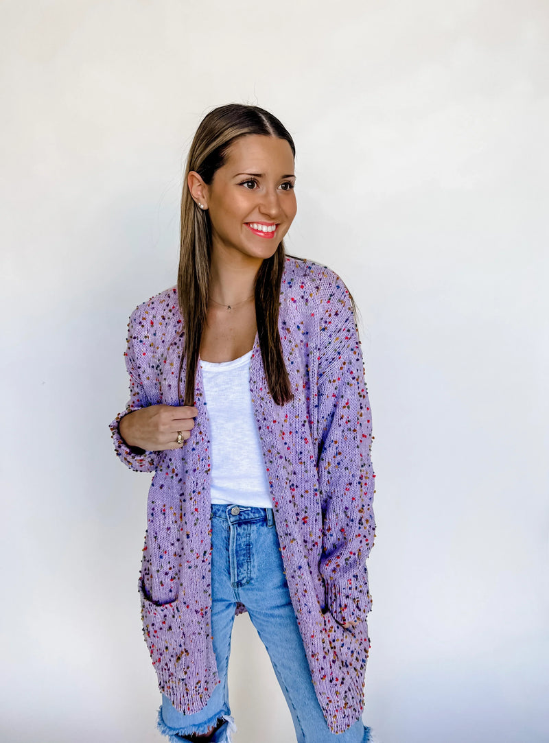 Hazel Blues® |  PREORDER: Spring Miley Dot Cardigans in Five Colors