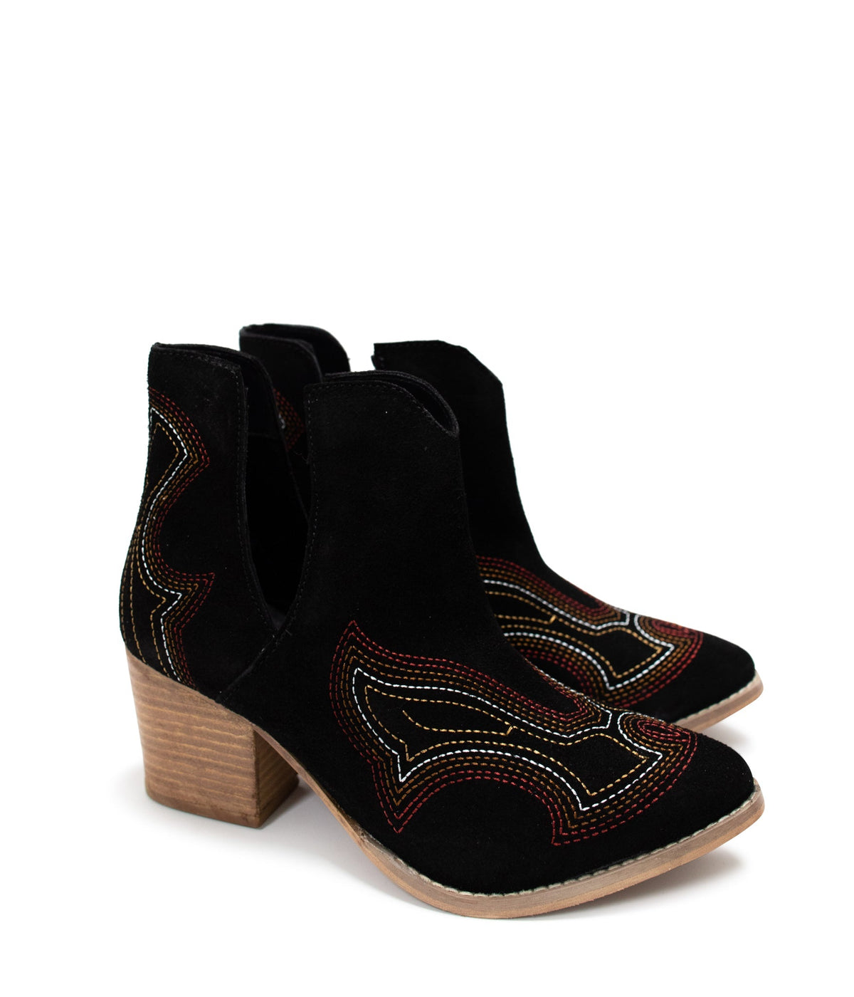 Hazel Blues® |  Journee Ankle Boots in Black