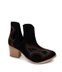 Hazel Blues® |  Journee Ankle Boots in Black