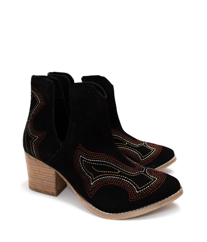 Hazel Blues® |  Journee Ankle Boots in Black