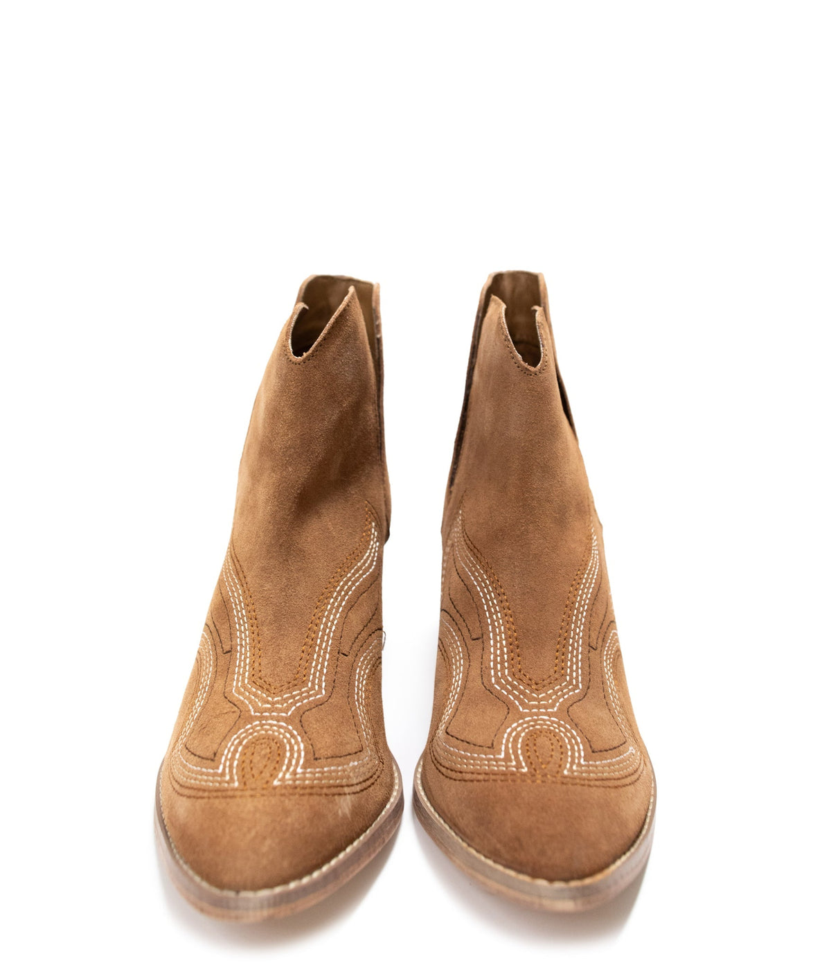 Hazel Blues® |  Journee Ankle Boots in Tan