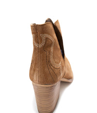 Hazel Blues® |  Journee Ankle Boots in Tan