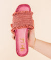 Hazel Blues® |  Juana Woven Sandals in Pink