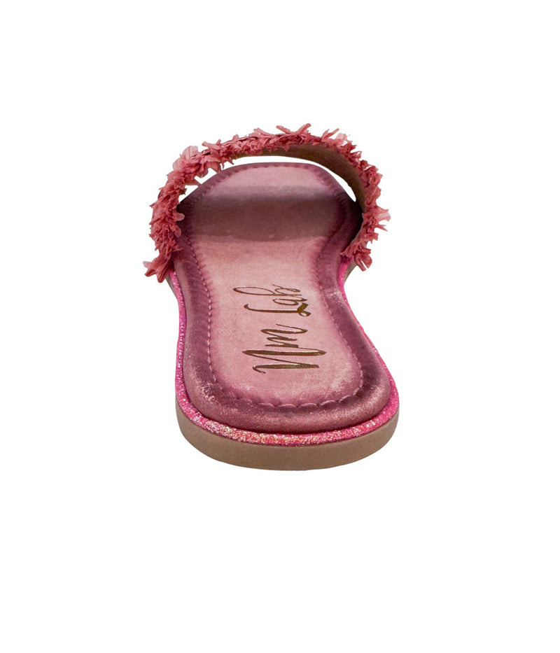 Hazel Blues® |  Juana Woven Sandals in Pink