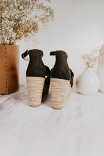 Hazel Blues® |  Juti Wedges in Black