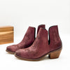 Hazel Blues® |  Kickin' Booties in Burgundy