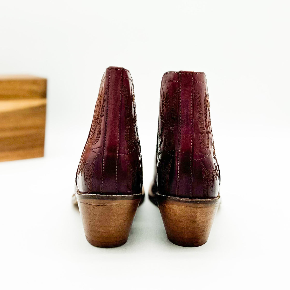 Hazel Blues® |  Kickin' Booties in Burgundy