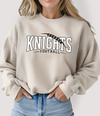 Hazel Blues® | Knights Football Cutout: SWEATSHIRT