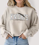 Hazel Blues® | Knights Football Cutout: SWEATSHIRT