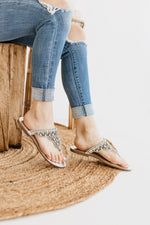 Hazel Blues® |  Loving U Sandals in Silver