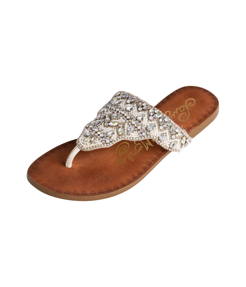 Hazel Blues® |  Loving U Sandals in White