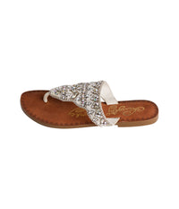 Hazel Blues® |  Loving U Sandals in White