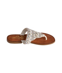 Hazel Blues® |  Loving U Sandals in White