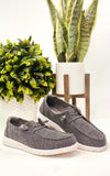 Hazel Blues® |  Maco Sneaker in Charcoal