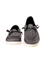 Hazel Blues® |  Maco Water Drop Sneaker in Black